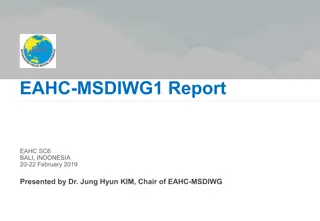 EAHC-MSDIWG1 Report on Marine Spatial Data Infrastructures in Bali, Indonesia 2019