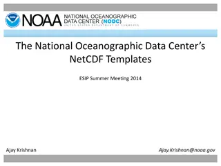 Oceanographic Data Center NetCDF Templates: Enhancing Data Standards