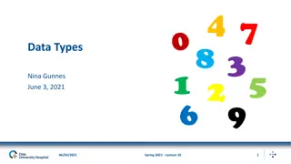 Data Types and Categories in Statistical Analysis