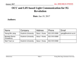 Light Communication Contributions for 5G Revolution