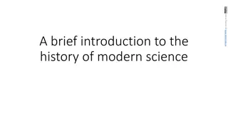 Brief Introduction to Modern Science and Positivism by Jelena Filipovi