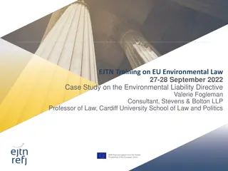 Case Study on EU Environmental Liability Directive