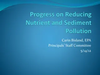 Progress Report on EPA Pollution Reduction Initiatives