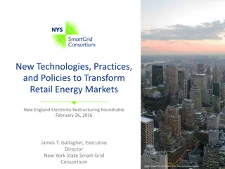 Transforming Retail Energy Markets through New Technologies and Policies
