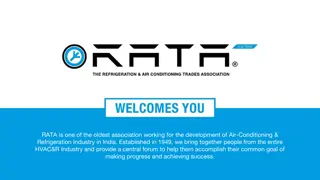 Development of Air-Conditioning & Refrigeration Industry in India via RATA Association