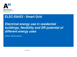 Flexibility and DR Potential in Residential Energy Use