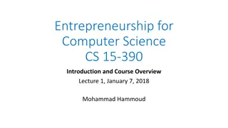 Entrepreneurship and Startups in Computer Science