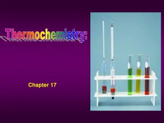 Thermochemistry and Thermodynamics