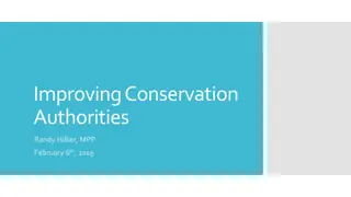 Improving Conservation Authorities in Ontario - Audit Findings and Ministry Response