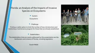 Impacts of Invasive Species on Florida's Ecosystems: Analysis and Solutions