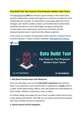 DBT Course in India | DBT Certification Training Online