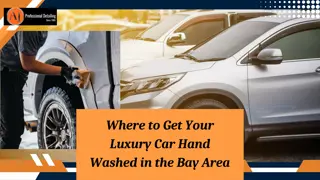 Where to Get Your Luxury Car Hand Washed in the Bay Area
