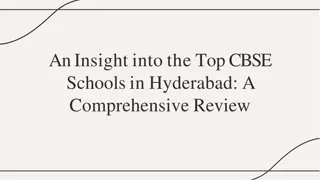 Top CBSE Schools in Hyderabad – A Parent's Guide to Choosing the Best