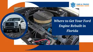 Where to Get Your Ford Engine Rebuilt in Florida