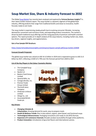 Soup Market Size, Share & Industry Forecast to 2032