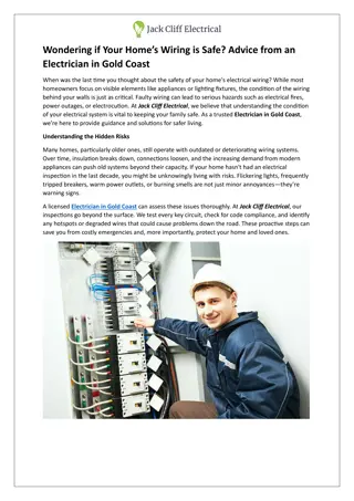 Wondering if Your Home’s Wiring is Safe - Advice from an Electrician in Gold Coast