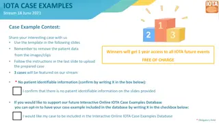 Share Your Interesting Case in the Case Example Contest
