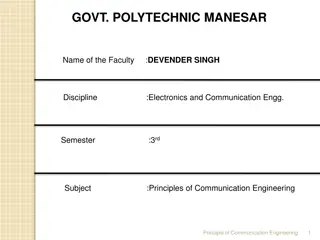 Principles of Communication Engineering Explained with Modulation and Antenna Heights