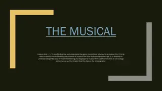 Musical Film Conventions and Choreography