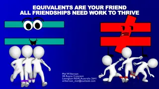 Friendship through Equivalents and Dance Mechanics