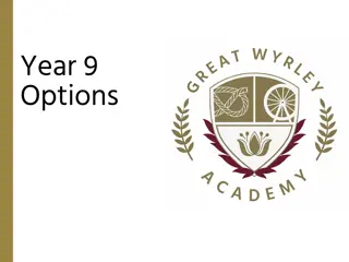 Year 9 Options Selection Guide for Students