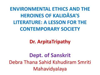 Environmental Ethics in Kalidasa's Heroines