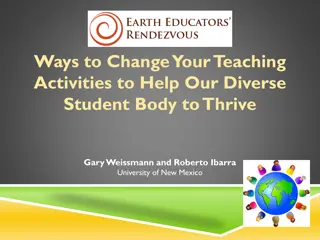 Enhancing Teaching Activities for Diverse Student Success