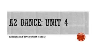 Exploration of Ideas in Dance: Research, Development, and Creativity
