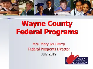 Federal Programs in Wayne County for Educational Support