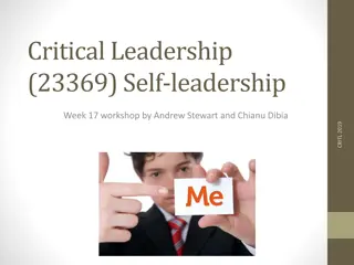 Exploring Self-Leadership: Workshop Insights & Activities