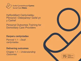 Personal Outcomes in Domiciliary Care Training