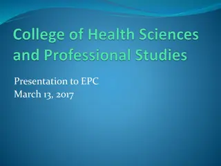 College of Health Sciences and Professional Studies Overview