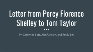 Insights into Percy Florence Shelley's Theatrical Pursuits and Family Life