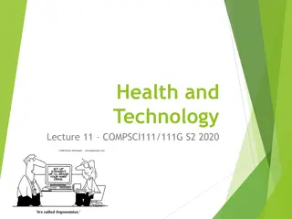 Impact of Technology on Health: Psychological and Physical Issues Explored
