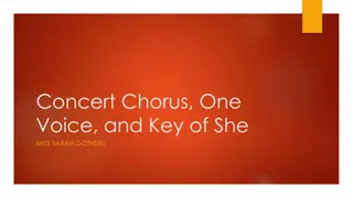 Choral Program and Grading Policy