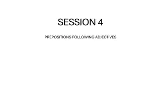 Prepositions Following Adjectives Usage Guide