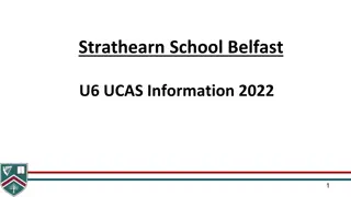 UCAS Application Process and Guidance at Strathearn School Belfast