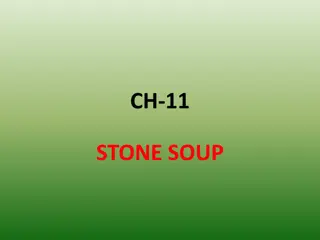 Stone Soup - Story of Sharing and Kindness