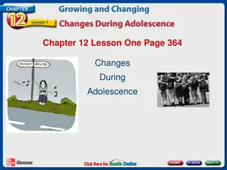 Changes During Adolescence