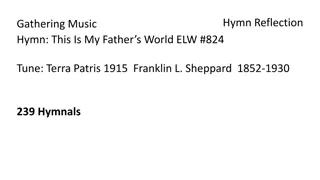 Musical Reflections on Nature and Creation in Hymn Terra Patris