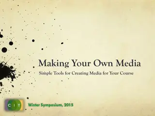 Effective Multimedia Tools and Resources for Educational Content Creation