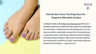 Shop Elegant Silver Toe Rings Near Me – Latest Designs at Teesta Shop