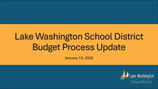 Lake Washington School District Budget Review Update