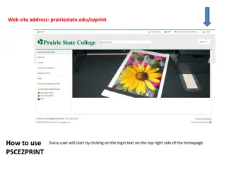 Efficient PSCEZPRINT User Guide at Prairie State College