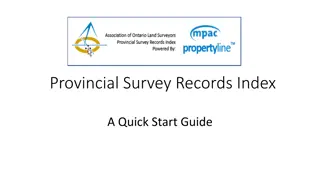 Ultimate Guide to Bulk Loading and Searching Provincial Survey Records