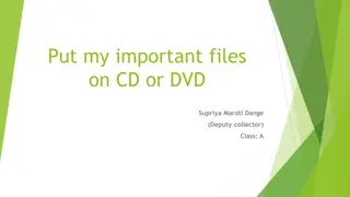 Burn Important Files to CD/DVD: Step-by-Step Guide for Storage