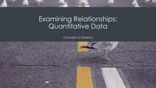 Relationships Between Quantitative Data Variables in Statistics