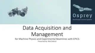 Data Acquisition and Management in Experimental Beamlines with EPICS