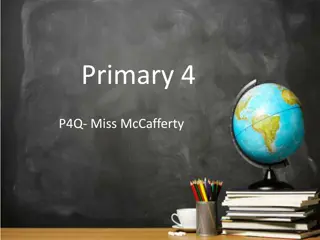 Miss McCafferty - Year Ahead & Daily Routines at Westquarter Primary