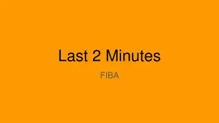FIBA Basketball Rules: Last 2 Minutes Guidelines and Timeout Protocols